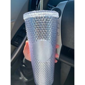 Starbucks Iridescence Cold Cup - Platinum Bling